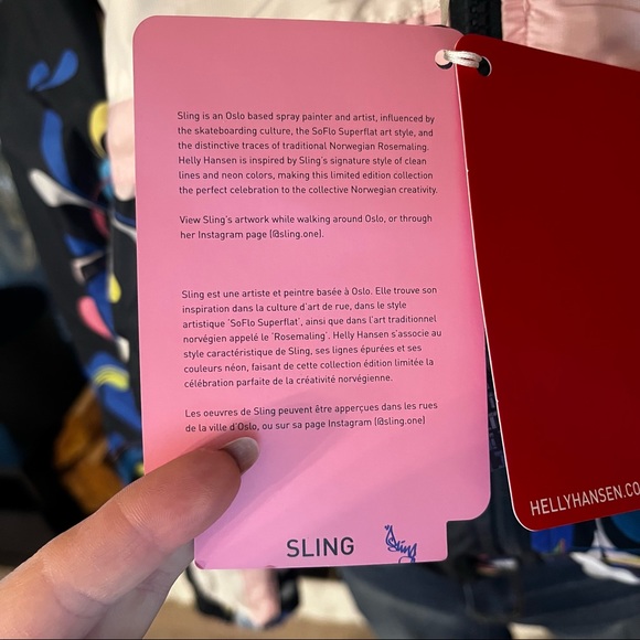 NWT- 80’s Retro Helly Hanson Breeze Packable Wind Jacket - Picture 9 of 16